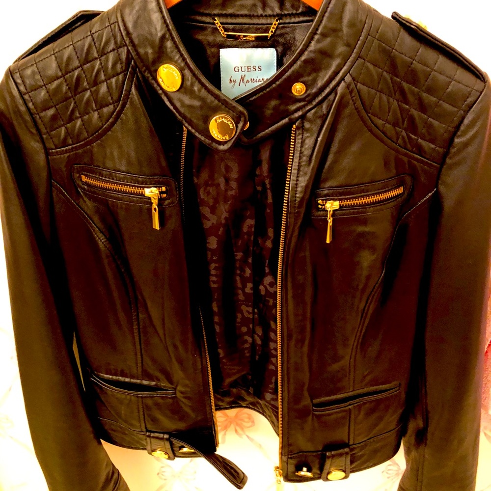 Marciano leather jacket